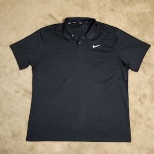 Nike Men's Black Polo Shirt